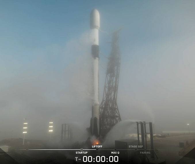 Falcon 9 aborts Starlink 17-39 launch after engine ignition at Vandenberg
