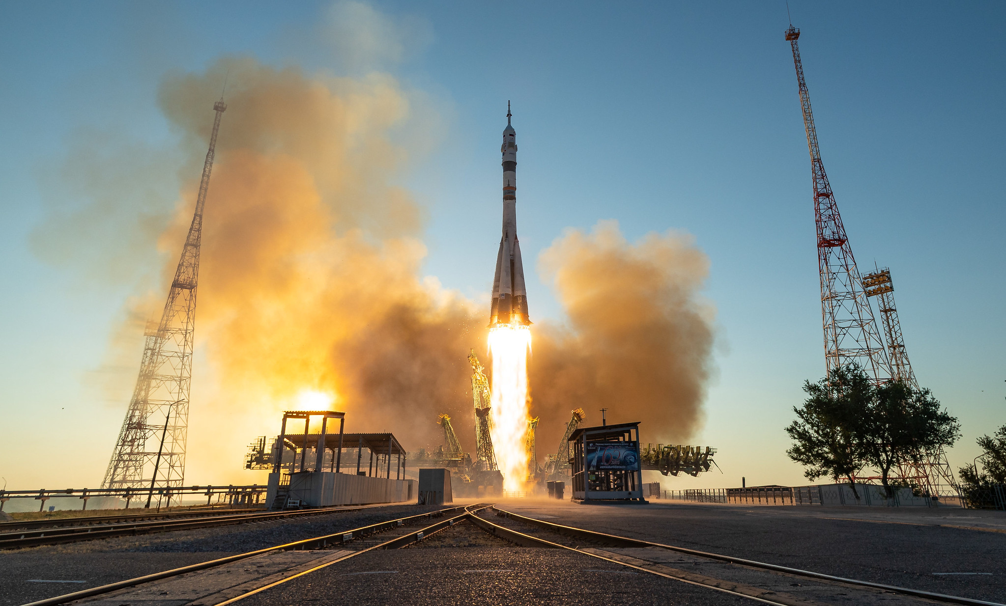 Soyuz MS-29 reaches ISS as NASA Administrator Isaacman attends Baikonur launch