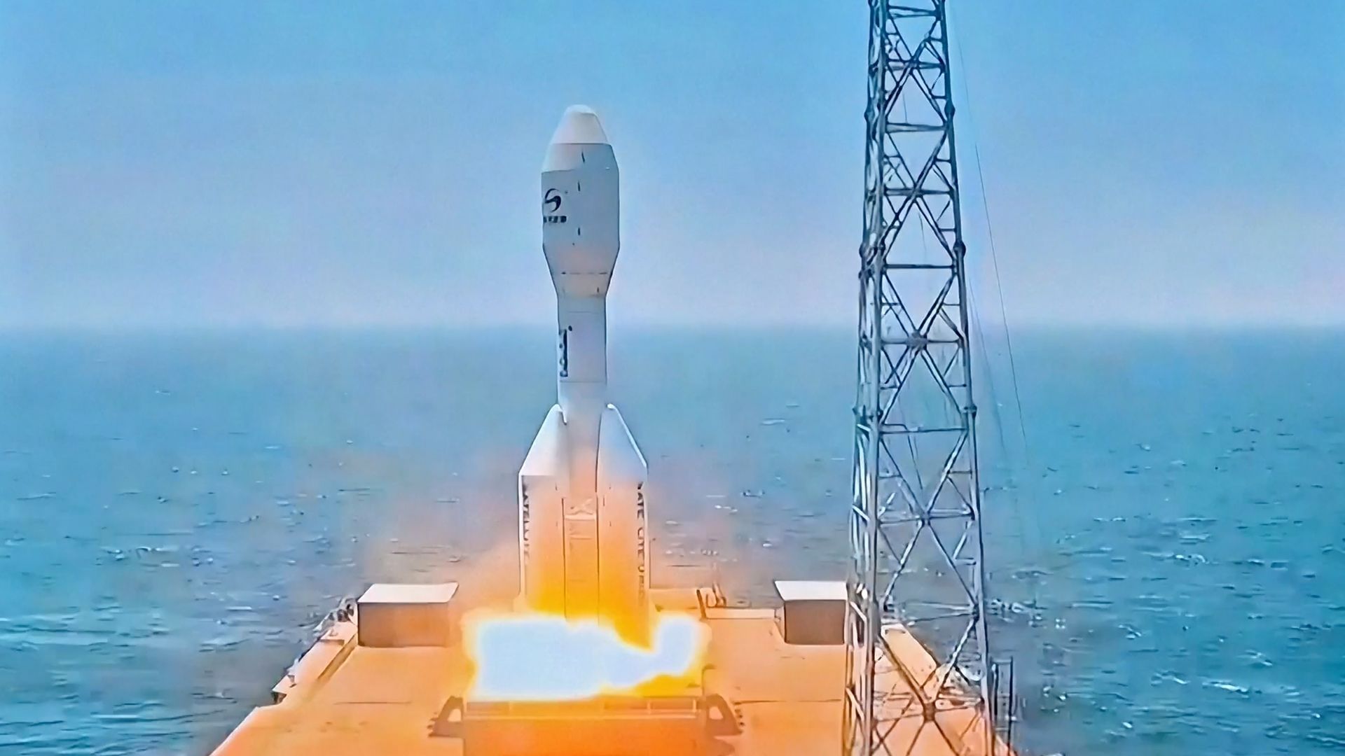 Gravity-1 solid rocket completes third successful orbital mission from sea platform