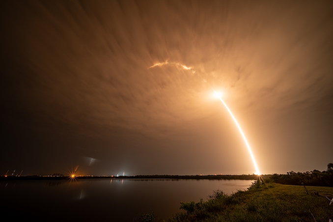 Falcon 9 booster B1080 reaches 28 flights in Starlink 10-45 launch