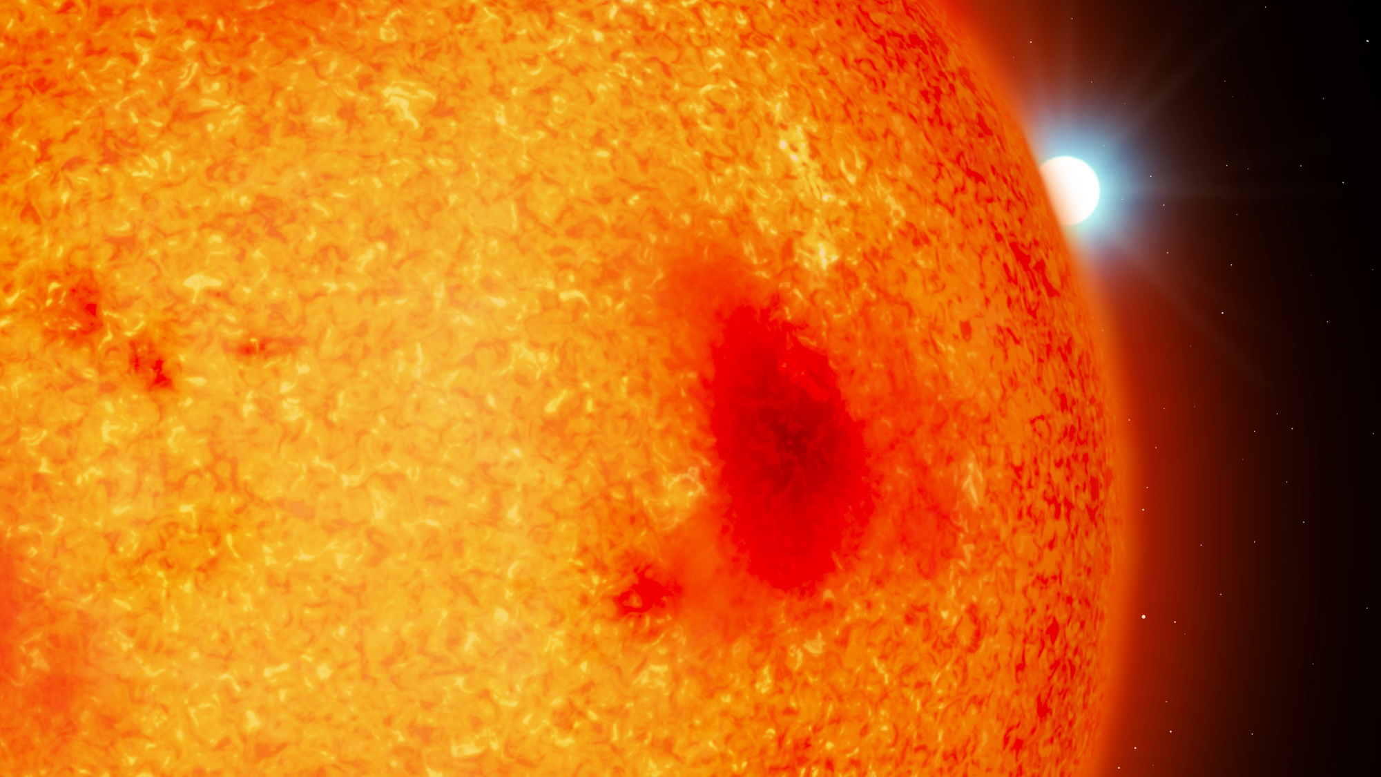 Astronomers detect four white dwarfs hidden in red dwarf glare within 65 light-years