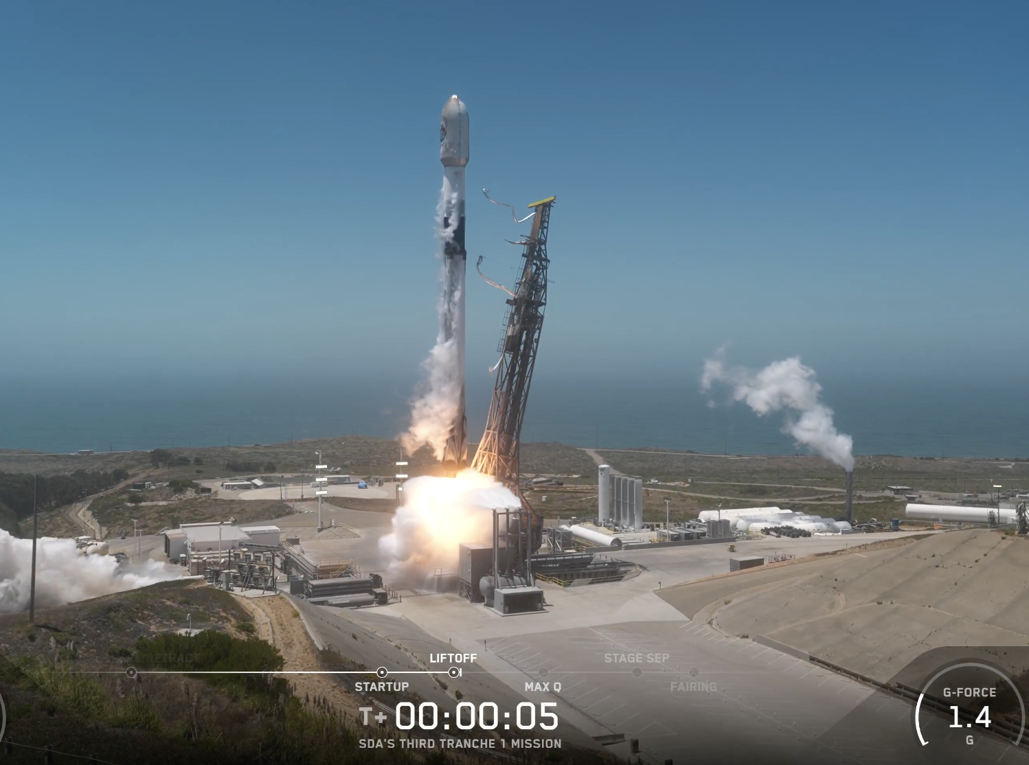 SpaceX launches 21 SDA Transport Layer satellites after months-long pause