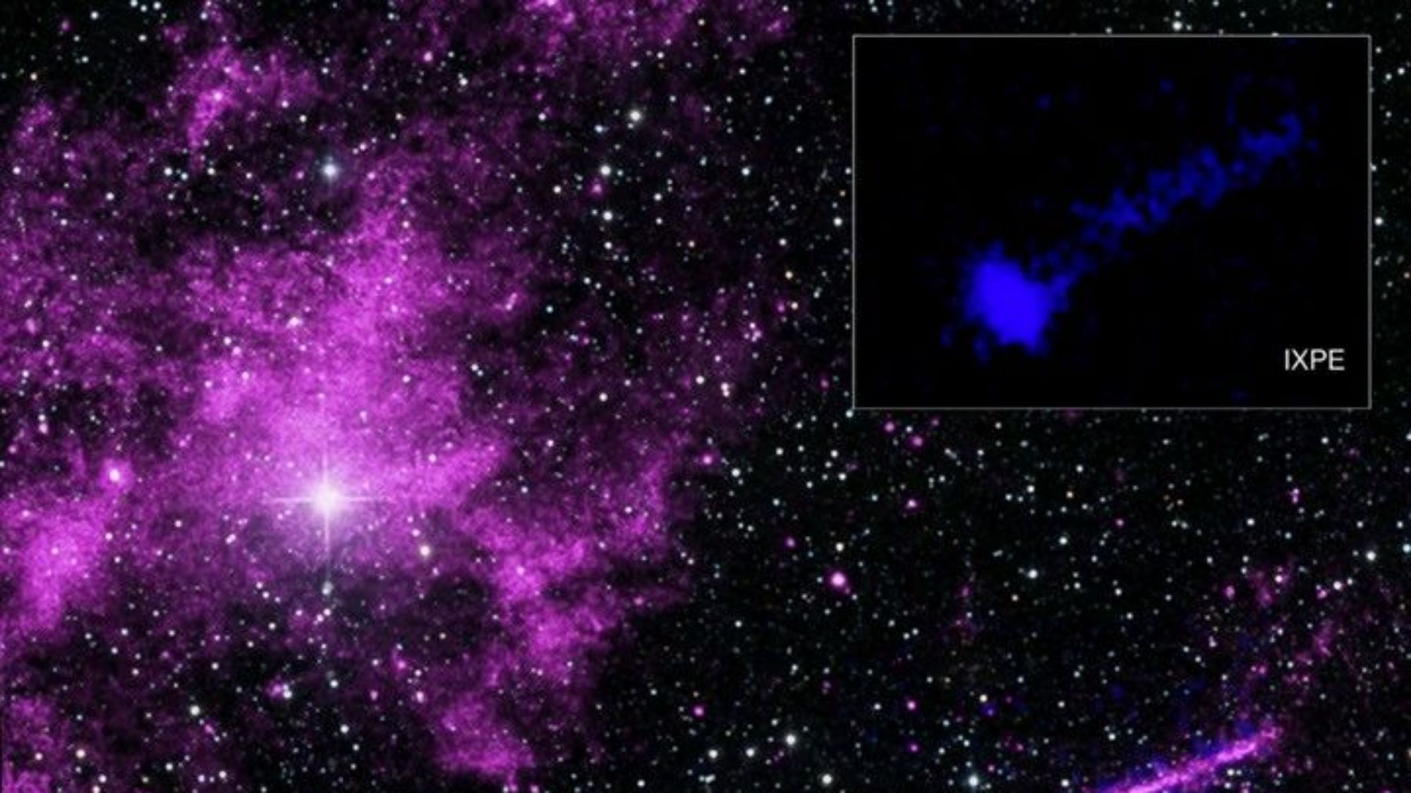 IXPE maps magnetic field around Lighthouse pulsar for first time